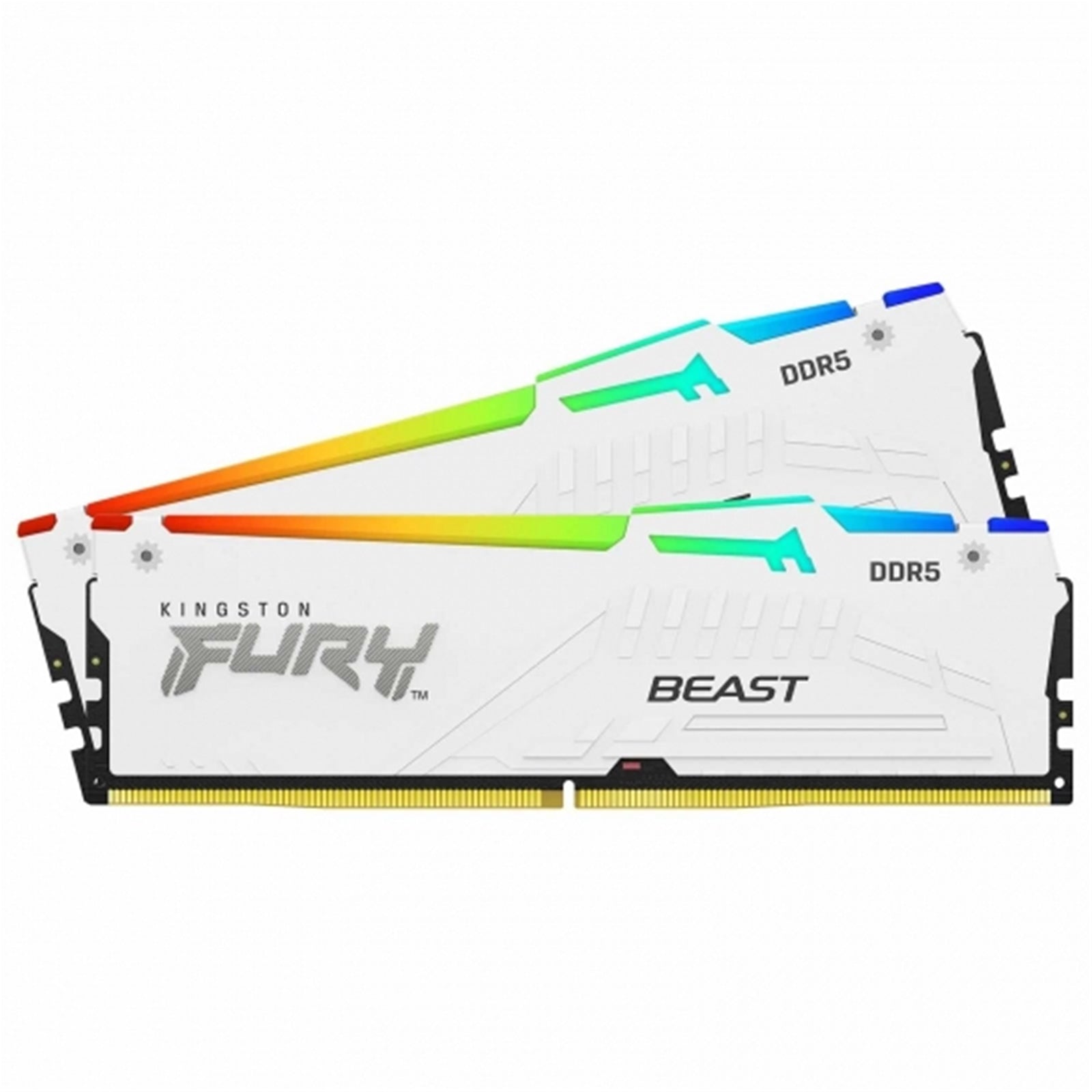 Kingston FURY Beast (KF560C36BWE2AK2-32) 32GB RGB (2x16GB) System Memory, DDR5, 6000MTs, DIMM, CL36, 288 Pin. Kingston FURY Beast (KF560C36BWE2AK2-32) 32GB RGB (2x16GB) System Memory, DDR5, 6000MTs, DIMM, CL36, 288 Pin.
